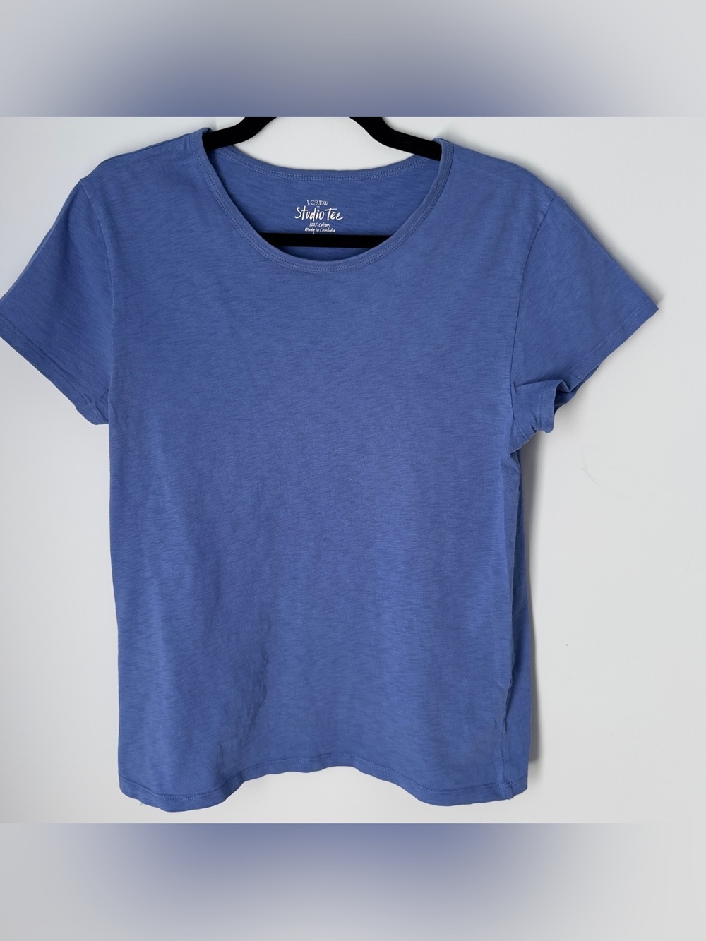 J. Crew Studio 100% Cotton Tee in Periwinkle Blue Size Large